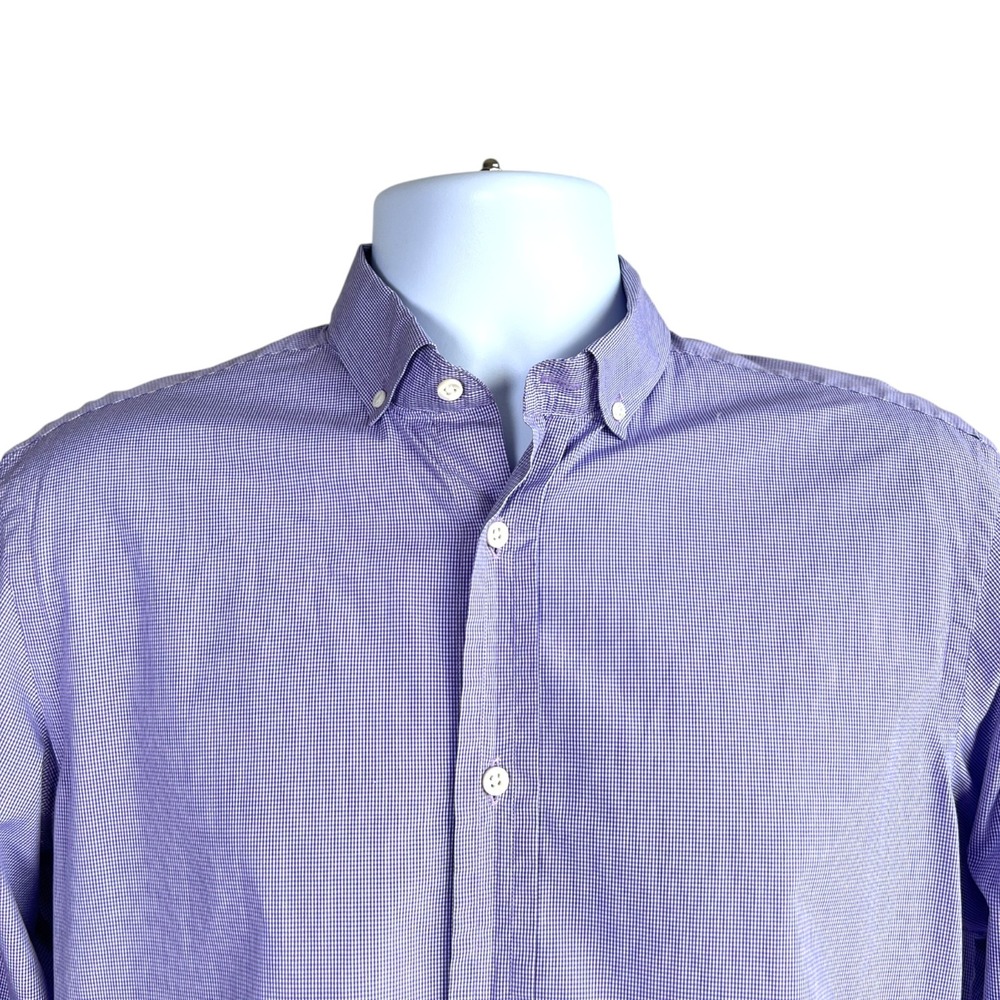 Men's Light Purple Button-Down Shirt - Picture 2 of 8